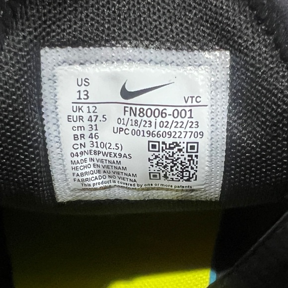 Nike, Air Max 270, FN8006 001, Black, White & Green - Picture 11 of 13